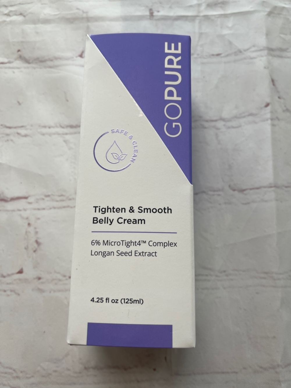 New Go Pure Tighten and Smooth belly cream
